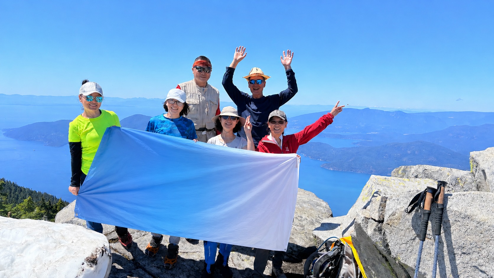 PNOA Group at Mount Unnecessary Summit