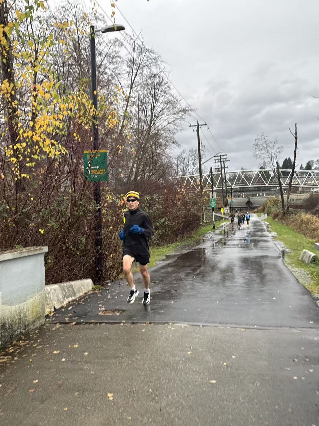 Patrick running training before the October 13, 2025 race