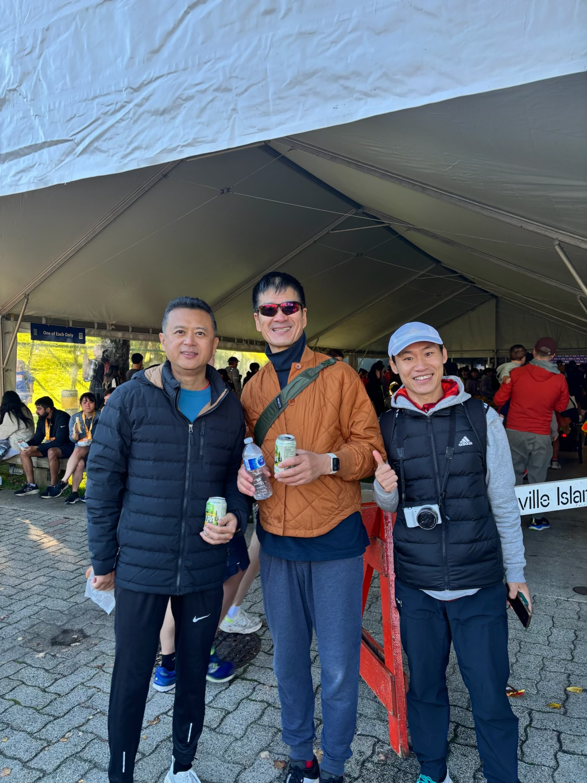 Patrick had a photo with Pacer Victor and Coach Chi