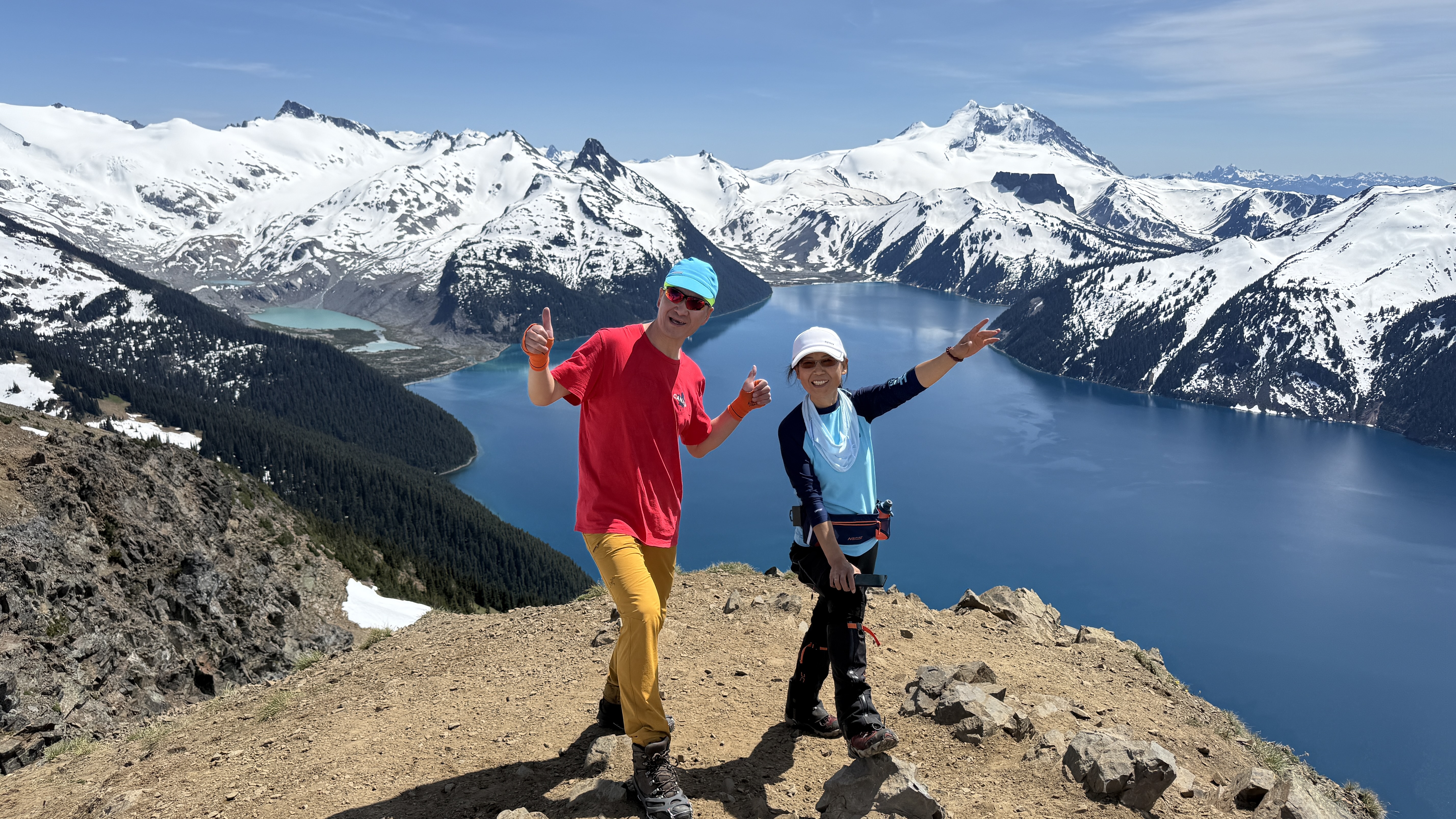 Patrick and Lily at Panorama Ridge