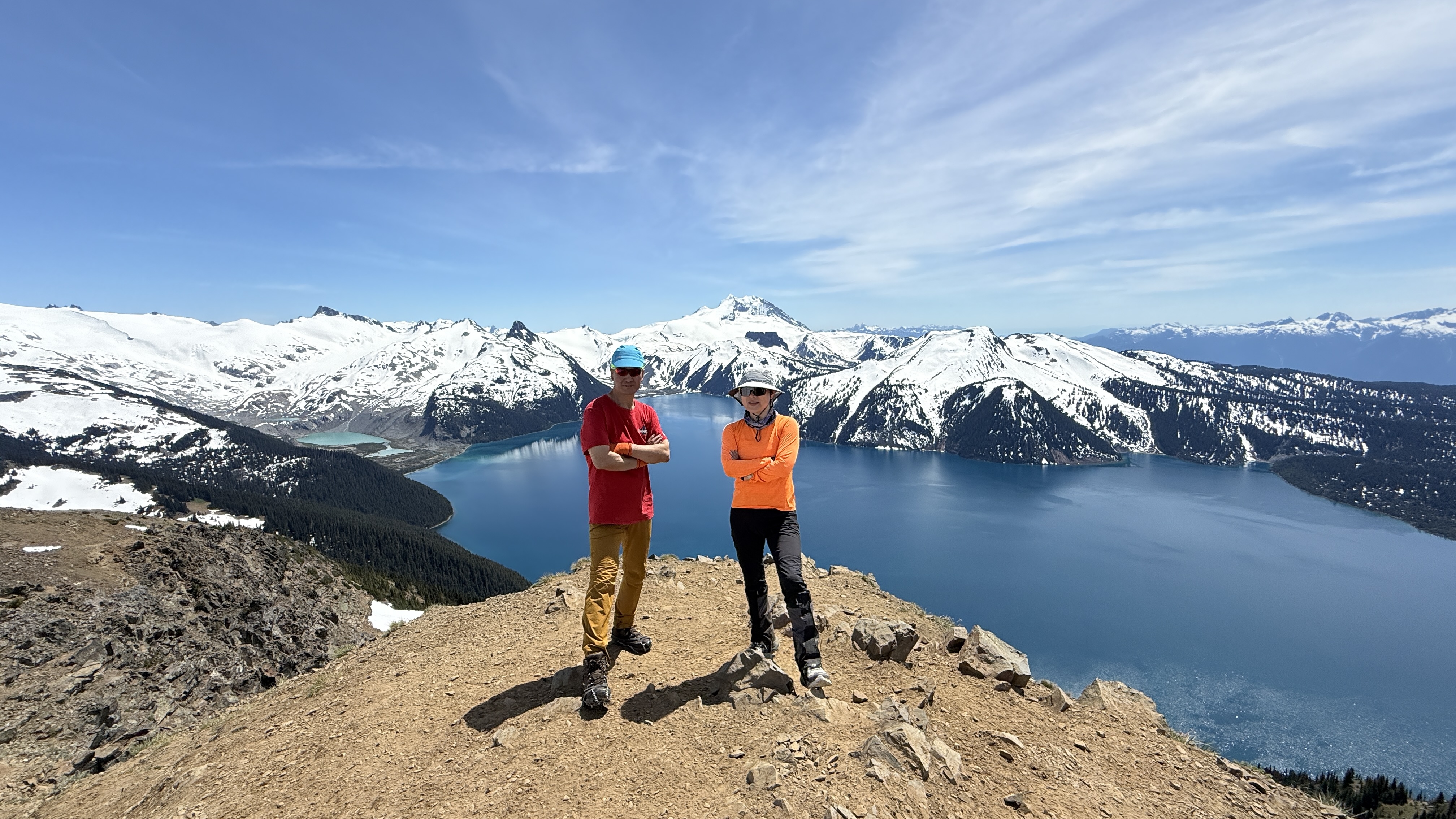 Patrick and Yuki at Panorama Ridge