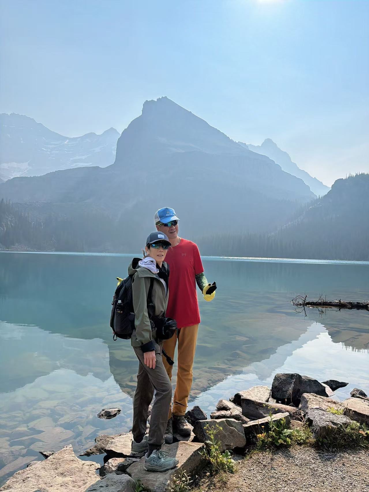 Patrick and Connie at Lake O'Hara