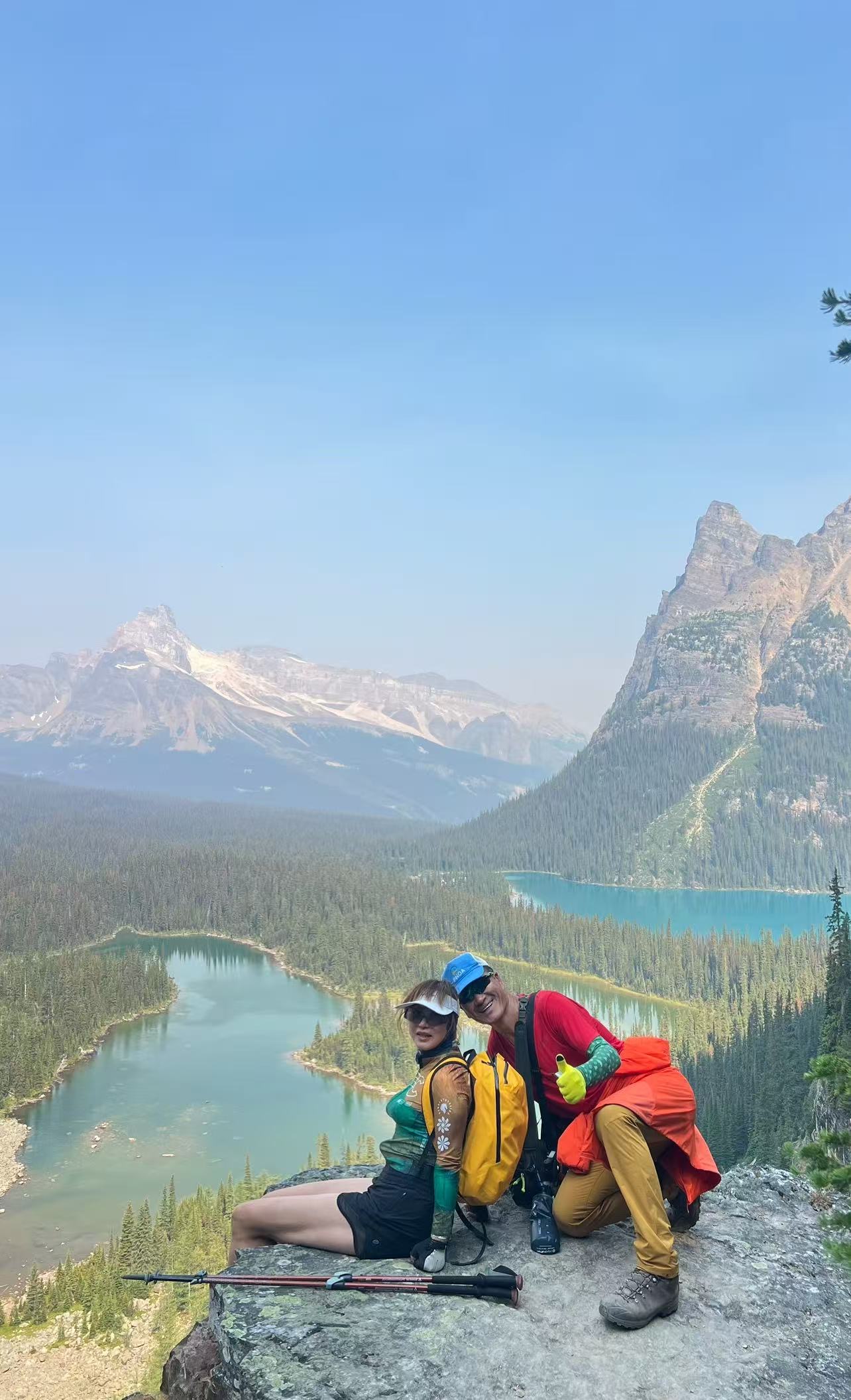 Patrick and Maggie at Lake O'Hara