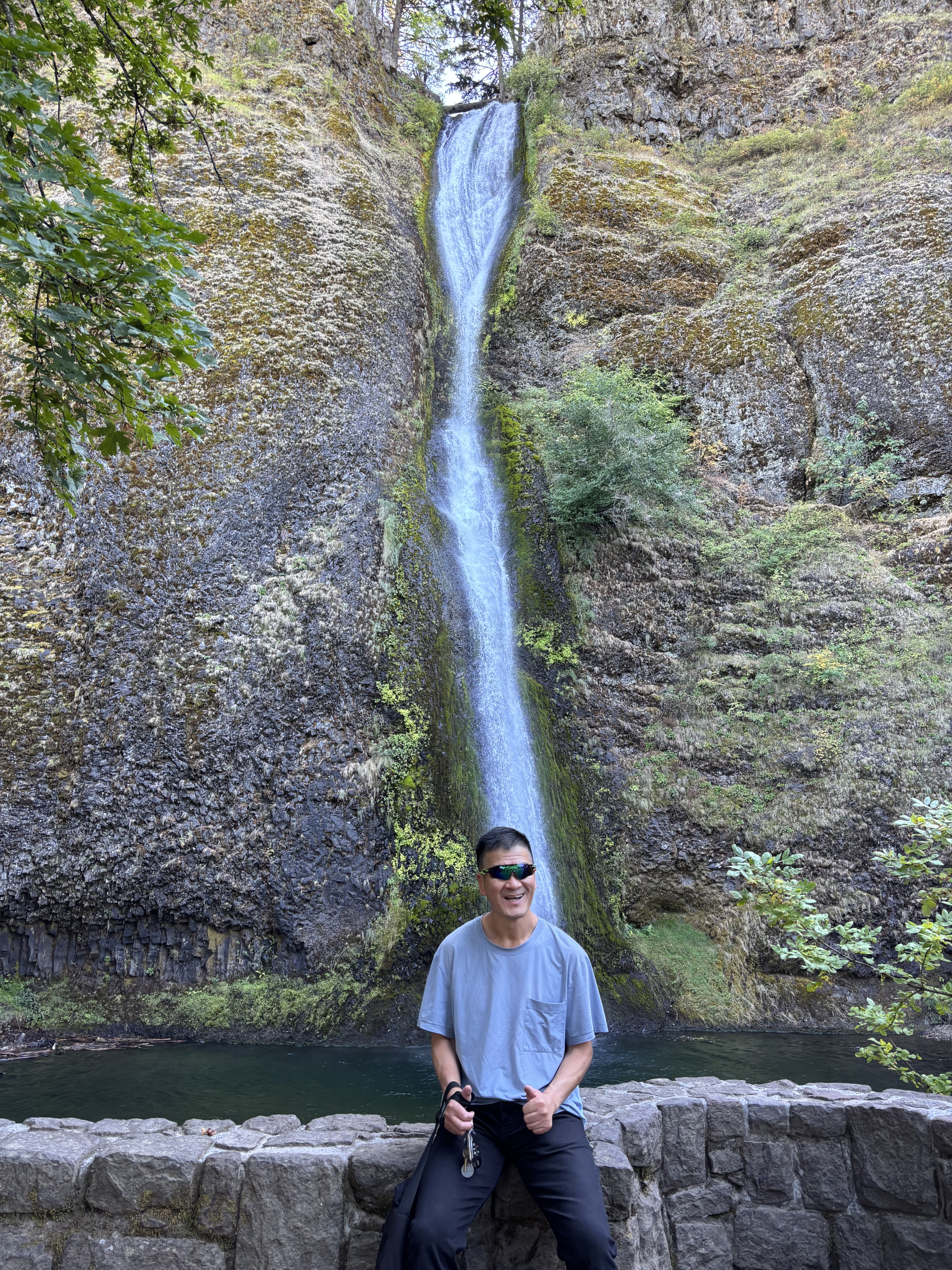 Patrick at Horsetail Falls