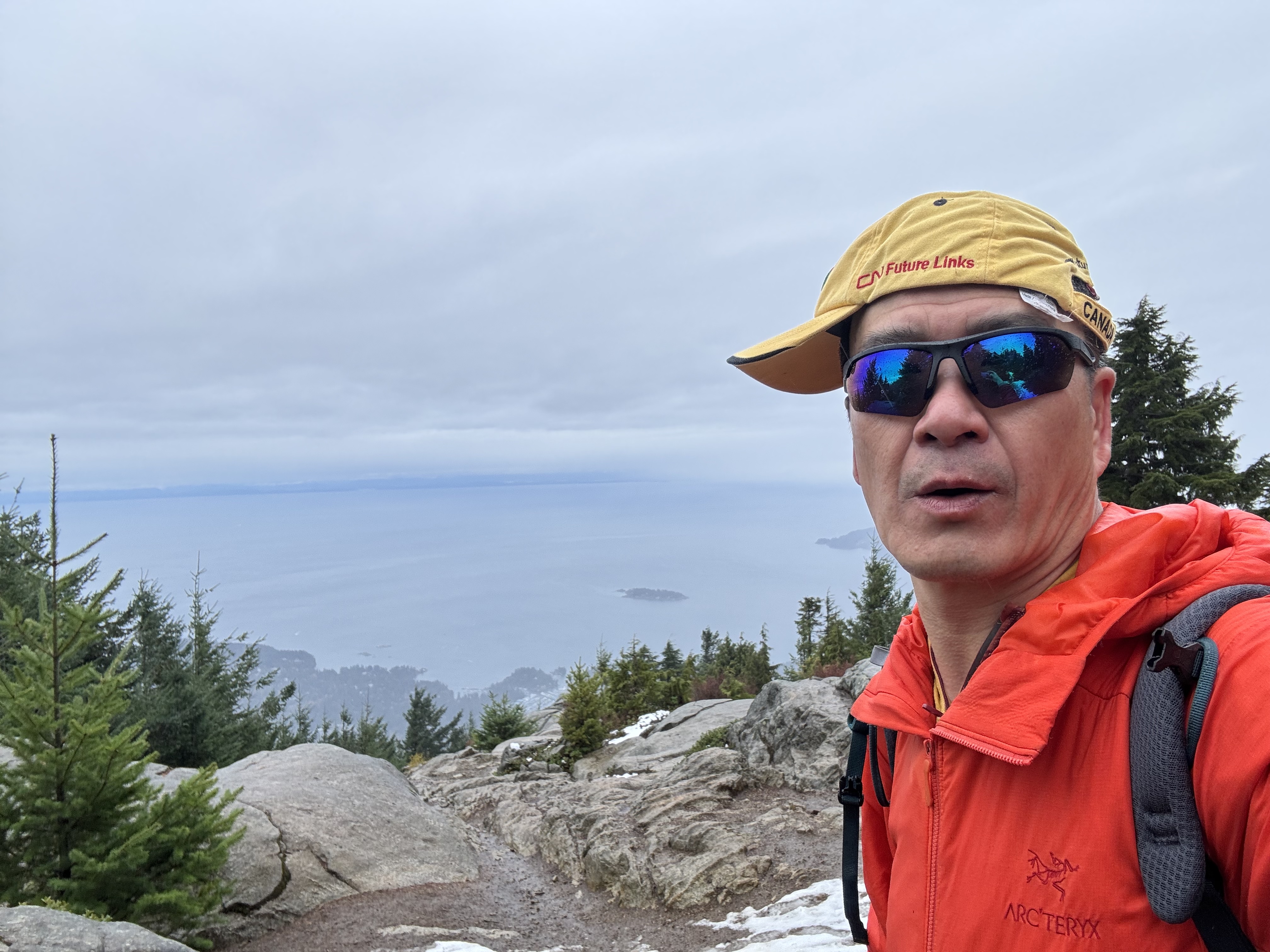 Patrick selfie at Eagle Bluffs