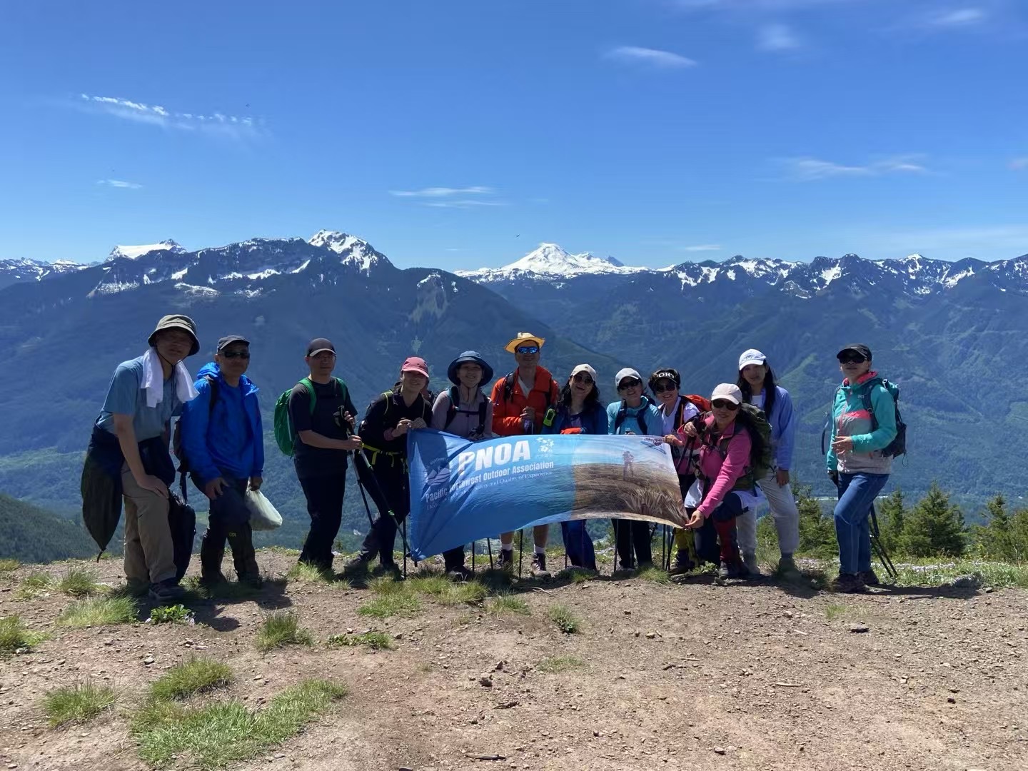 2nd Group photo on Elk Mountain Trail