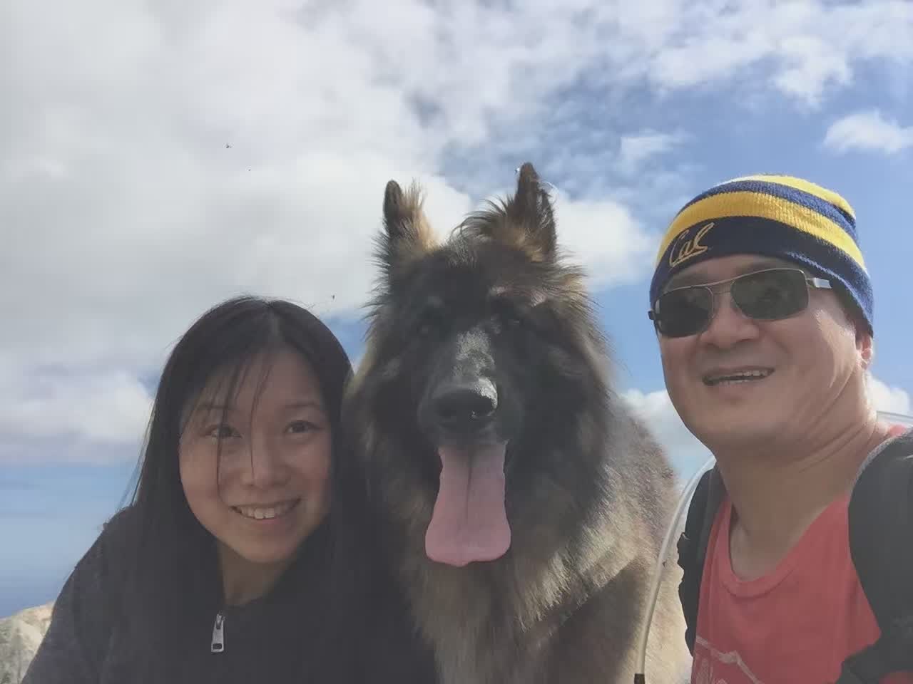 Liz, Lulu and Me at Pump Peak